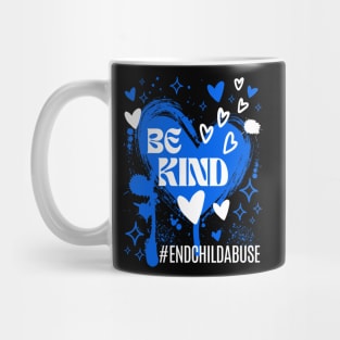 Be Kind End Child Abuse Awareness Mug